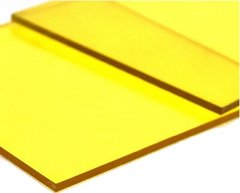 Монолітний полікарбонат БОРЕКС 3, Жовтий