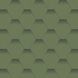 Битумная черепица Мозаика Альпийский луг (зелёный + чёрная тень)