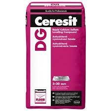 Ceresit (Thomsit) DG, гіпсо-цементна самовирівнююча підлога (3-30 мм), 25 кг